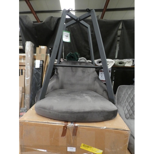 3146 - A pair of slate grey Antwan bar stools * This lot is subject to VAT