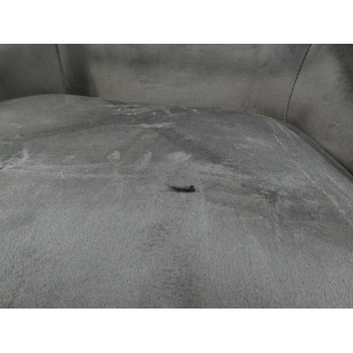 3146 - A pair of slate grey Antwan bar stools * This lot is subject to VAT