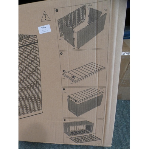 3164 - A 350l Nizza garden box (120cm x 52cm x 60cm) * This lot is subject to VAT