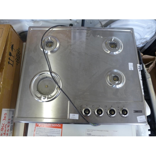 1788 - Zanussi stainless steel gas hob - missing parts, RRP £ inc. VAT * VAT will be added to the hammer pr... 