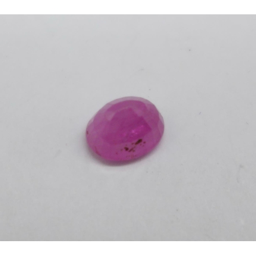 1102 - An unmounted Sri Lanka pink sapphire gemstone, 2.26ct, certified