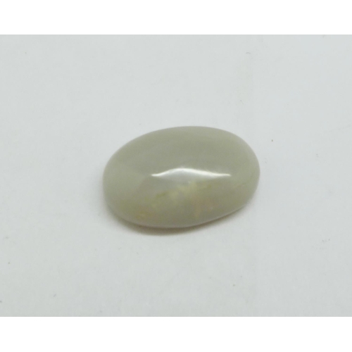 1104 - An unmounted opal gemstone, 6.47ct, IDT certified