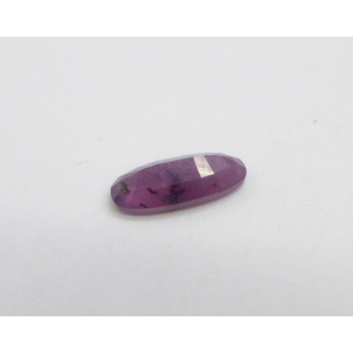 1125 - An unmounted corundum stone, 2carat weight