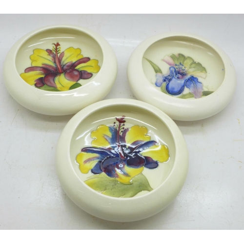 643 - Three Moorcroft dishes