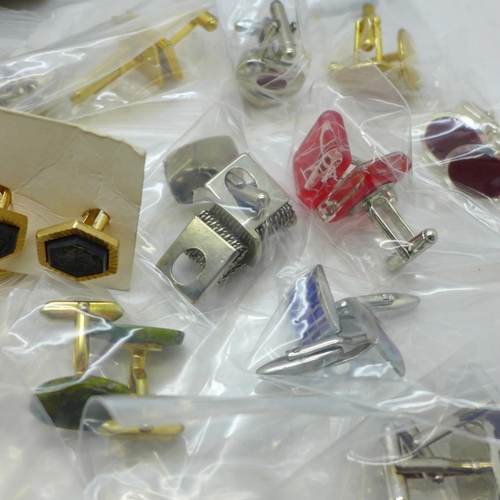 645 - A collection of cufflinks