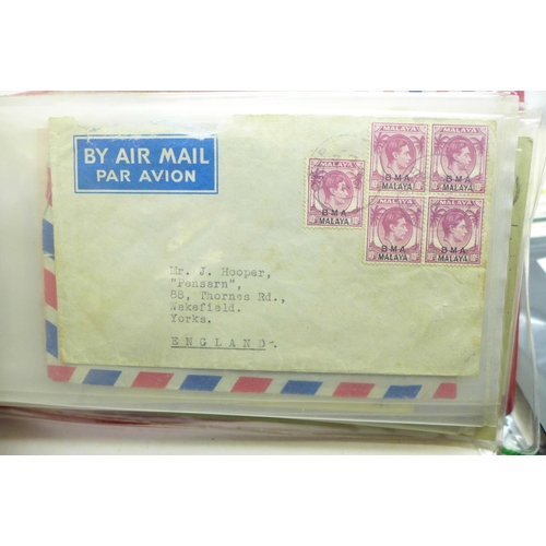 655 - Stamps; Malayan and States postal history and first day covers (43)