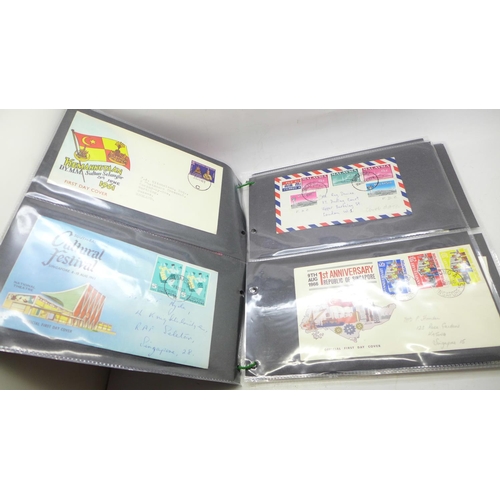 655 - Stamps; Malayan and States postal history and first day covers (43)