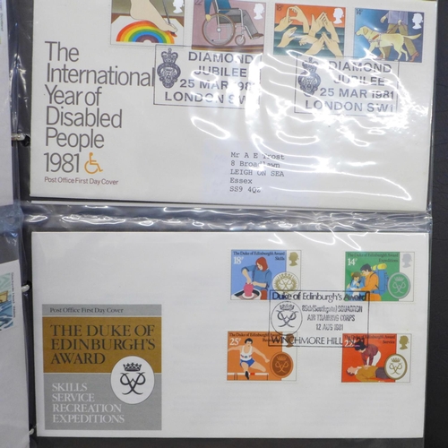 688 - Stamps; GB first day covers, mainly special non bureau postmarks including fifteen Benhams (60)