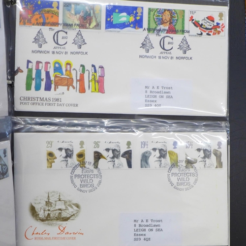 688 - Stamps; GB first day covers, mainly special non bureau postmarks including fifteen Benhams (60)