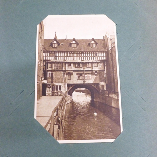 694 - Postcards; a vintage postcard album and collection (69)