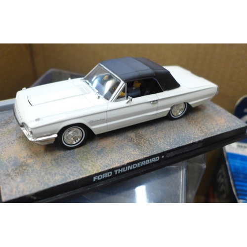 739 - Fourteen James Bond 007 themed die-cast model vehicles including Corgi