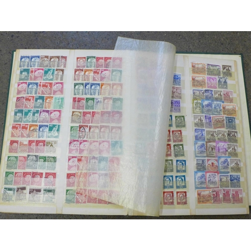 740 - Three albums of stamps