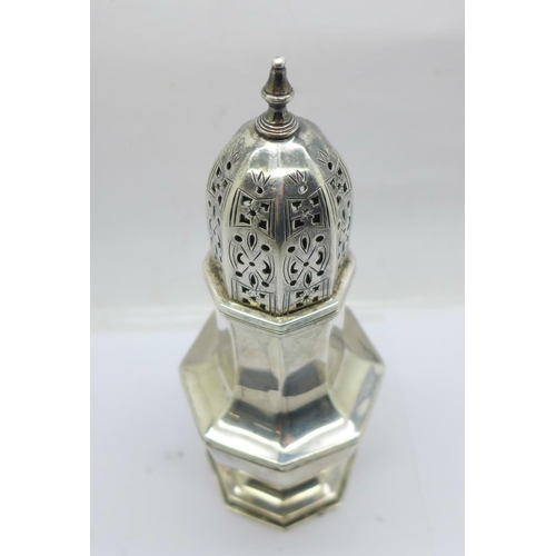 849 - A silver sugar sifter, 179g