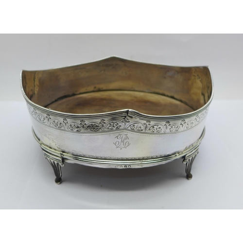 865 - A George III silver stand, London 1792