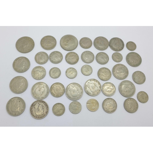 956 - British post 1947 coins