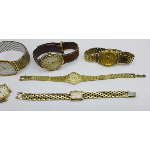 958 - Wristwatches including Seiko, Rotary and Charles Jourdan