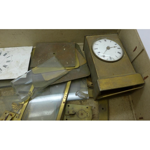 985 - A clock, a/f and carriage clock spares