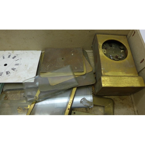 985 - A clock, a/f and carriage clock spares