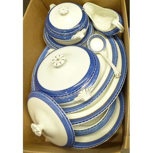 1272 - Booth's blue and white dinnerwares including vegetable dishes and covers **PLEASE NOTE THIS LOT IS N... 