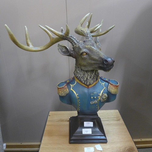 1366 - A large stag gentry bust (BD13547)   #