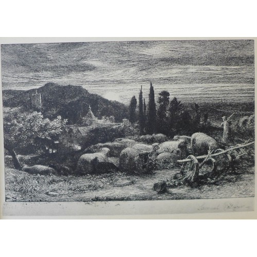 12a - Samual Palmer (1805 - 1881), The Rising Moon, etching, 14.5 x 20.5cms, framed