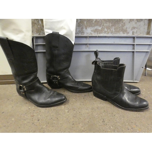 2193 - 2 Prs. of size 8 lady's boots