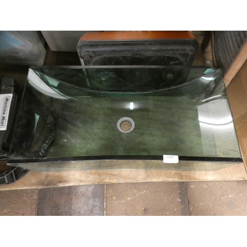 2286 - Glass wash basin