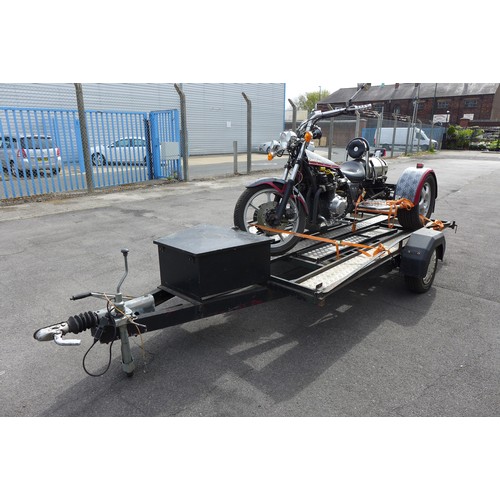 2441 - Kawasaki Z1000 Motorcycle Trike and Custom-made Trailer.  A 2006 trike conversion of a 1979 Kawasaki... 