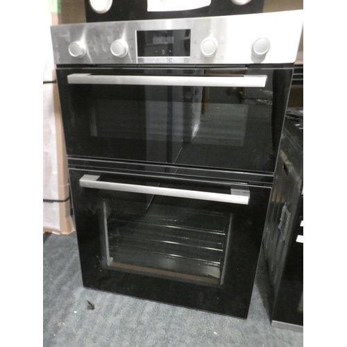 3067 - Bosch  Serie 2 Built In Double Oven H888xW594xD550, RRP £507.5 inc. VAT - model no:-MHA133BR0B * Thi... 