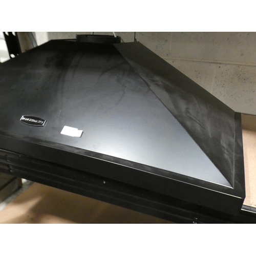 3077 - Rangemaster Chimney Cooker Hood 1000mm, RRP £360 inc. VAT - model no:-LEIHDC100BC/ * This lot is sub... 