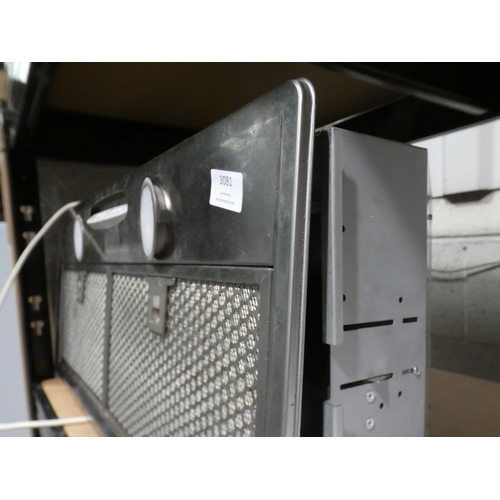 3081 - An AEG stainless steel cooker hood * This lot is subject to VAT