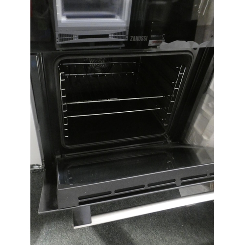 3089 - Zanussi  Built In Multifunction Double Oven H888xW594xD548, RRP £619 inc. VAT - model no:-ZOD35802XK... 