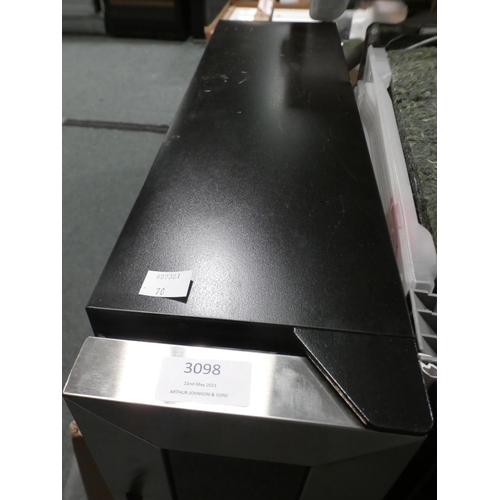 3098 - CDA  Under Counter Wine Cooler H820xW148xD525, RRP £320 inc. VAT - model no:-FWC153SS * This lot is ... 