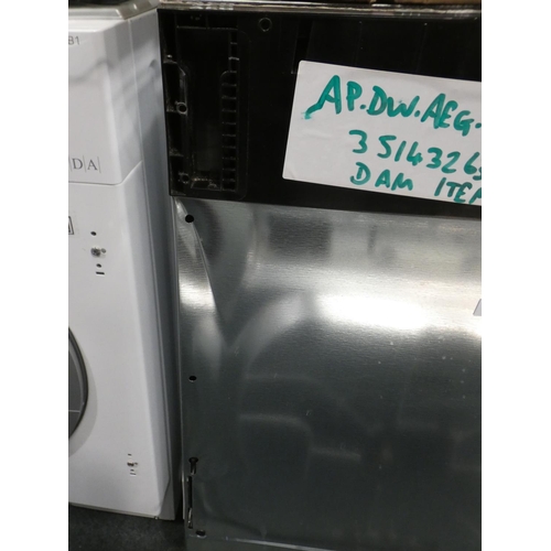 3102 - AEG  Fully Integrated Dishwasher H818xW596xD550, RRP £310 inc. VAT - model no:-FSB42607Z * This lot ... 