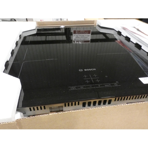 3103 - Bosch  Induction 4 Zone Hob H49xW592xD522, RRP £532.5 inc. VAT - model no:-PIE651BB1E * This lot is ... 