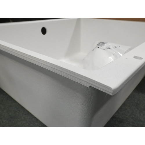 3124 - White composite sink * This lot is subject to VAT