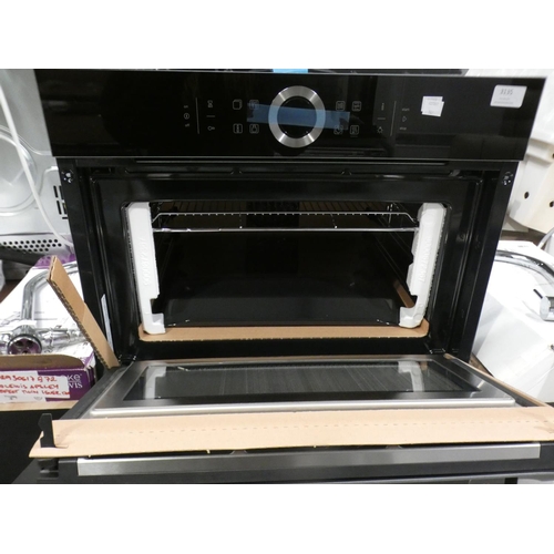 3135 - Bosch  Compact Oven with Microwave H455xW595xD548, RRP £969 inc. VAT - model no:-CMG633BB1B * This l... 