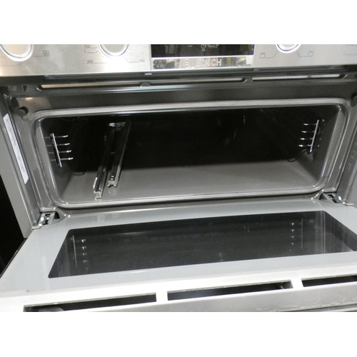 3140 - Bosch  Built-In Double Oven H888xW594xD550, RRP £599.97 inc. VAT - model no:-MBS533BS0B * This lot i... 