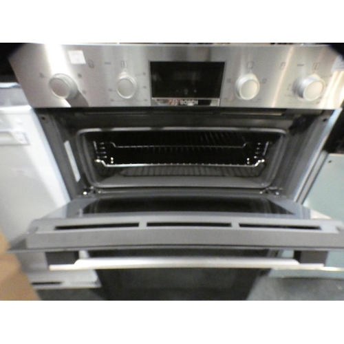 3153 - Bosch Serie 2 Built In Double Oven  H888xW594xD550, RRP £507.5 inc. VAT - model no:-MHA133BR0B * Thi... 