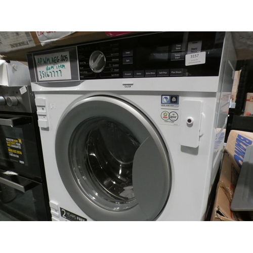 3157 - AEG Integrated Washing Machine (8kg)  H819xW596xD540 , RRP £499 inc. VAT - model no:-L7FC8432BI * Th... 