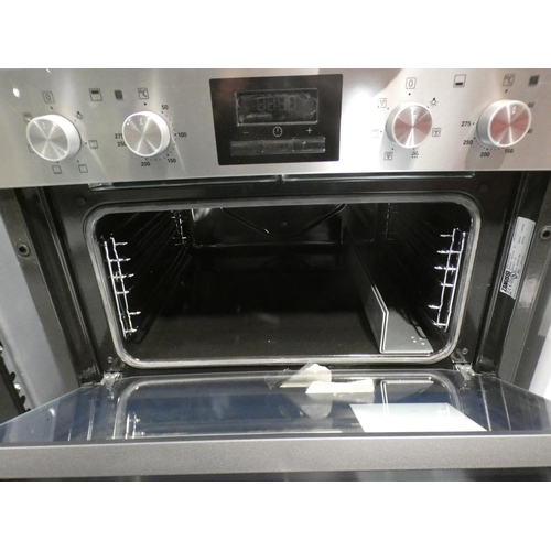 3159 - Zanussi  Built Under Multifunction Double Oven H715xW560xD548, RRP £536 inc. VAT - model no:-ZOF3566... 