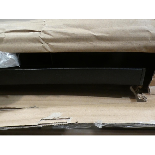 3239 - A metal double platform bed frame * this lot is subject to VAT