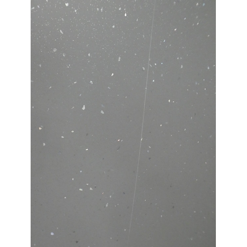 3319 - Two 2000x602x38 Worktops - Crystal Grey Flock, RRP £433.33 inc. VAT and two 1500x652x38 Worktops - C... 