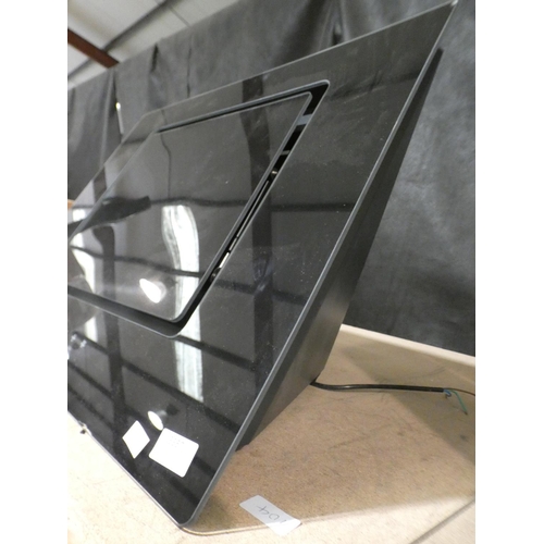 3357 - CDA  Angled Chimney Hood - Black H1110xW600xD330, RRP £185 inc. VAT - model no:-EVA60BL * This lot i... 