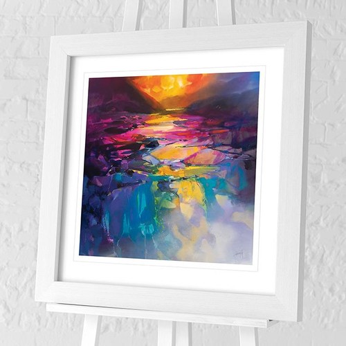 1314 - A Scott Naismith print, Spectrum Valley, 60cm x 60cm (PPFPPR46371H40)  #