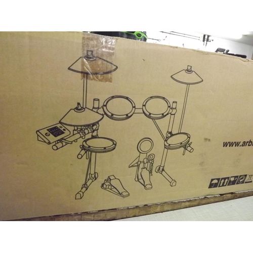 2063 - Electric drum kit model Impact DD502 - boxed & W - frame may need a few bolts/screws