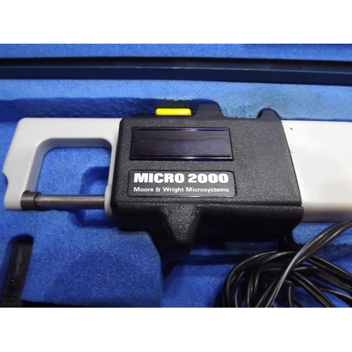 2107 - Moore & Wright Micro 2000 Micrometer - boxed