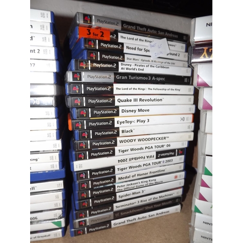 2119 - 40 Playstation 2 games, 5 Playstation 3, 1 x Playstation 1, 2 Playstation Portable & 14 Nintendo DS ... 