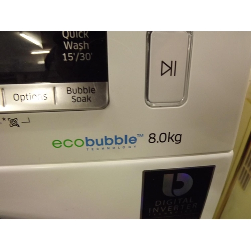 2235 - Samsung Ecobubble 8kg 1400 spin washing machine