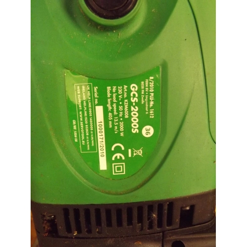 2316 - Gardenline electric (mains) chainsaw plus oil & spare chain